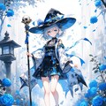 青薔薇の庭と終焉のキノコ雲：魔法少女の静かな決意 4枚目