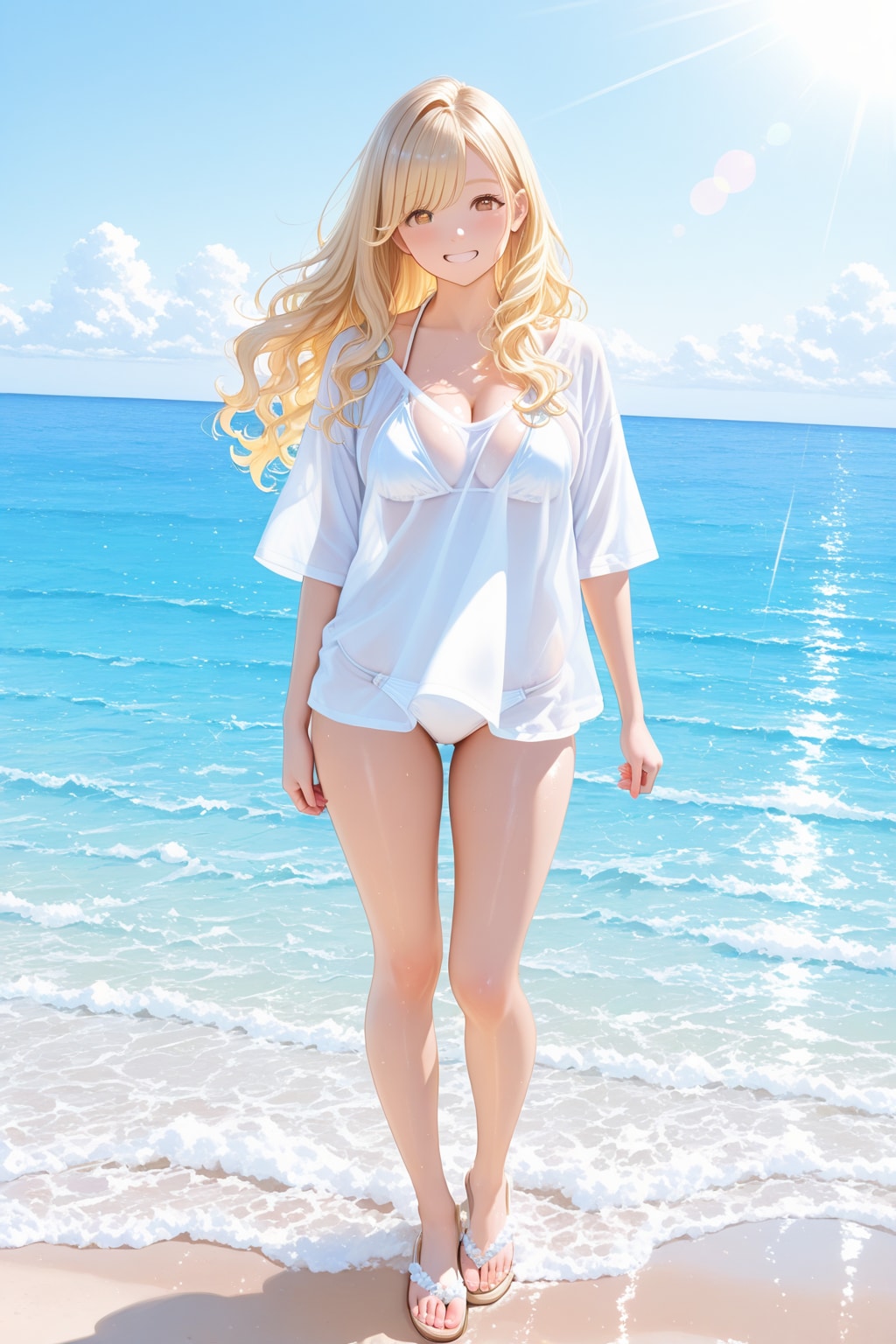 潮風が気持ちいい