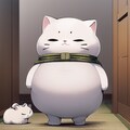 自画像（猫まんぞく 2枚目