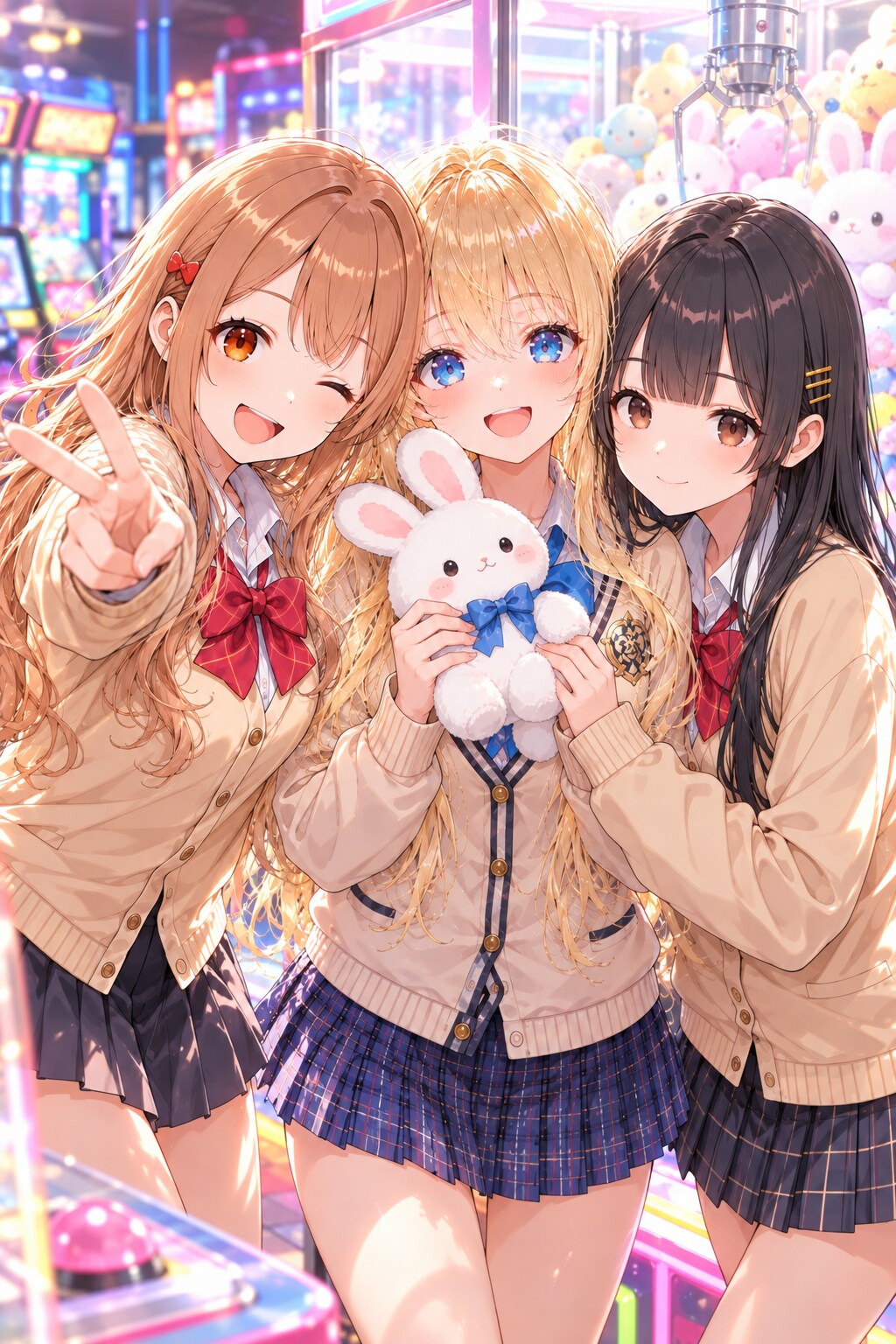 ななせさんの〝ひよみなちゃん〟と一緒にハイチーズ | の人気AIイラスト・グラビア