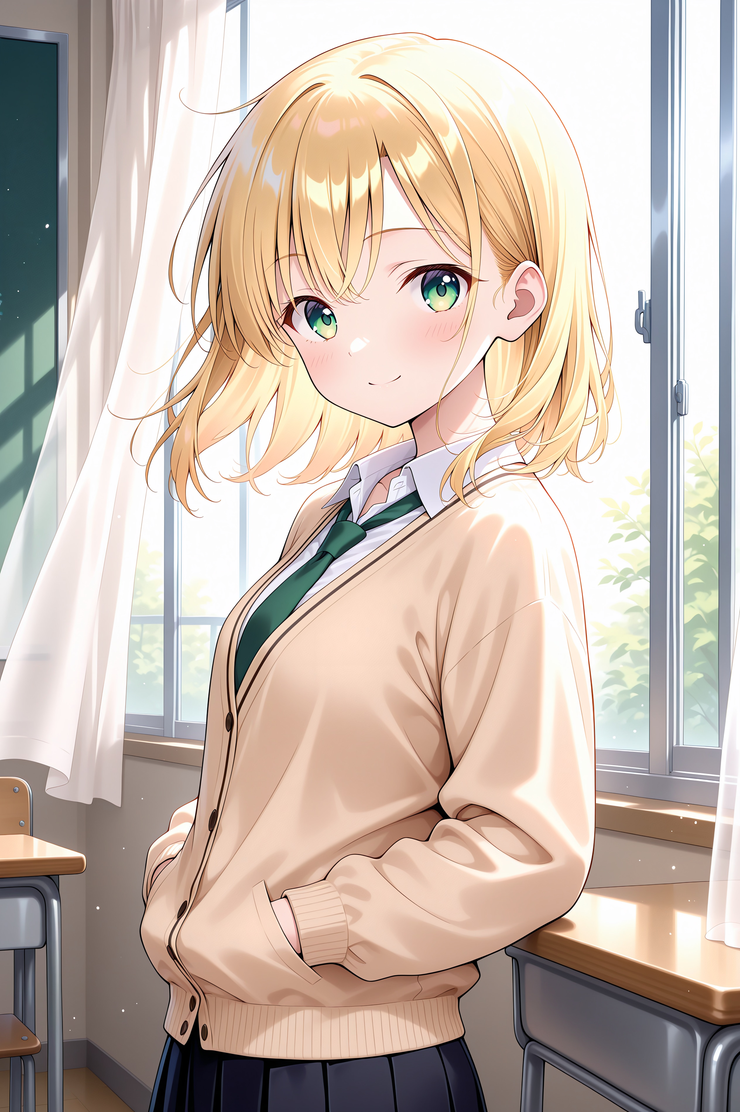 風薫る窓辺 | の人気AIイラスト・グラビア