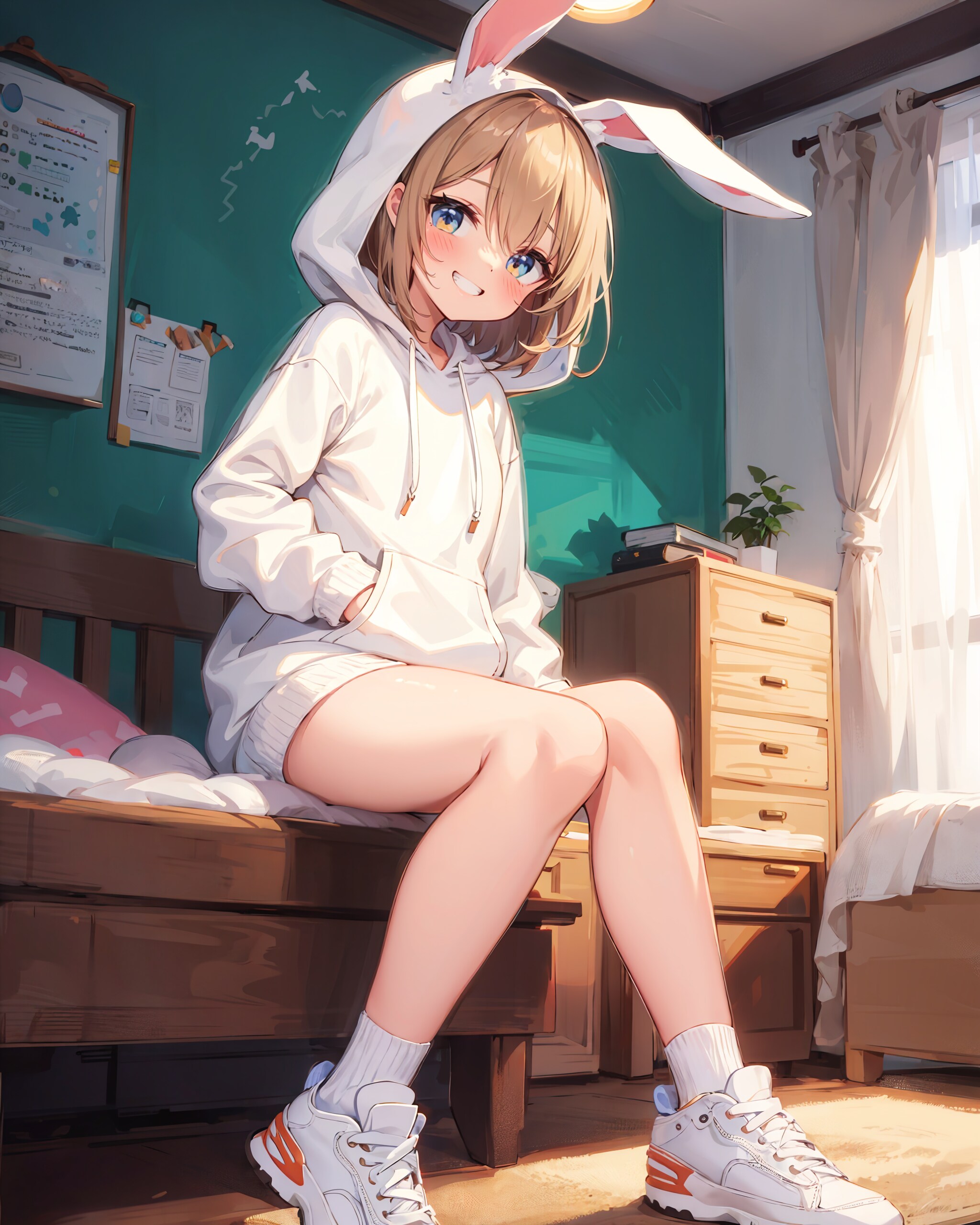 うさ耳パーカーちゃん？