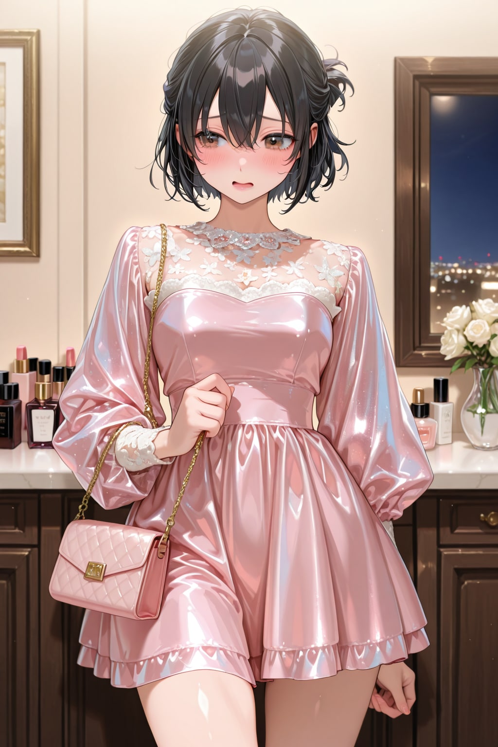 みっちゃん　お化粧→お色直し