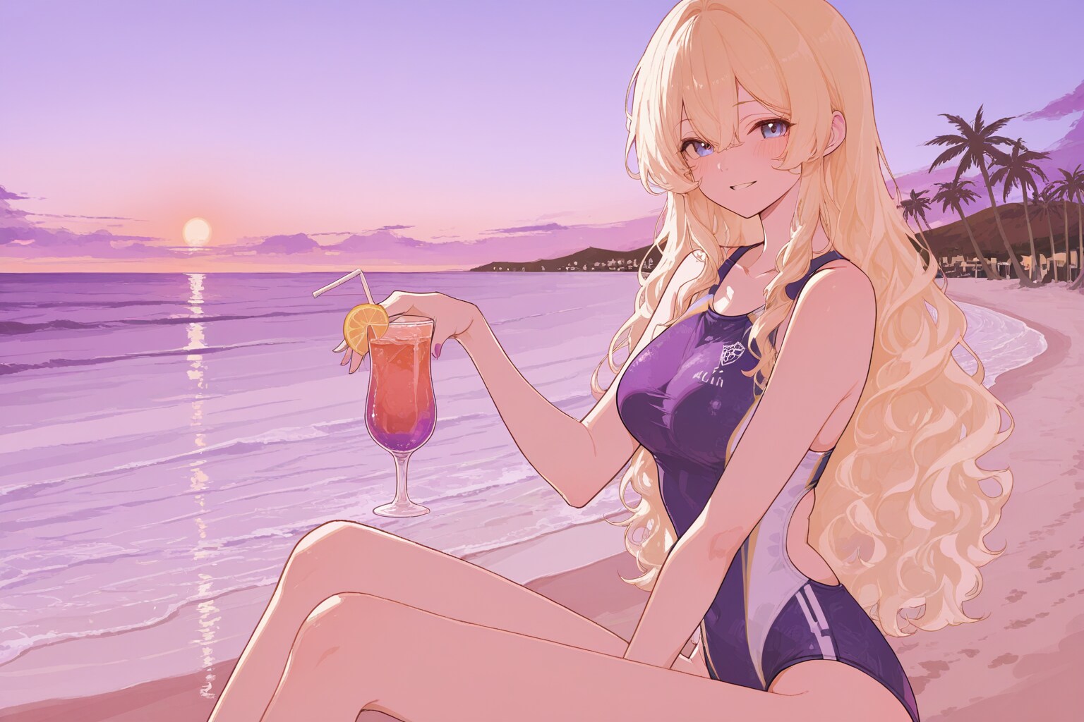 夕暮れ