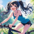 少女と自転車 3枚目