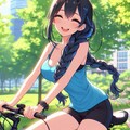 少女と自転車 6枚目