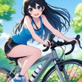 少女と自転車 9枚目