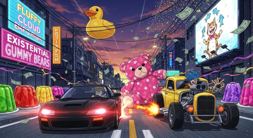 カーチェイスシーンを囲んでみた