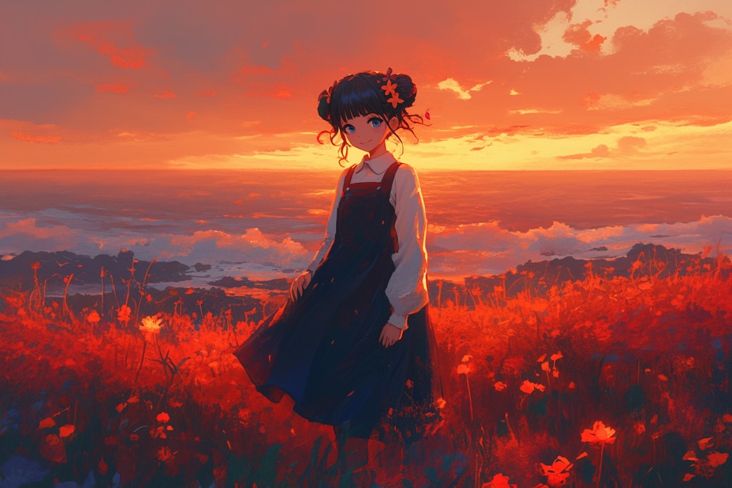夕暮れのおだんごちゃん🍡✨215