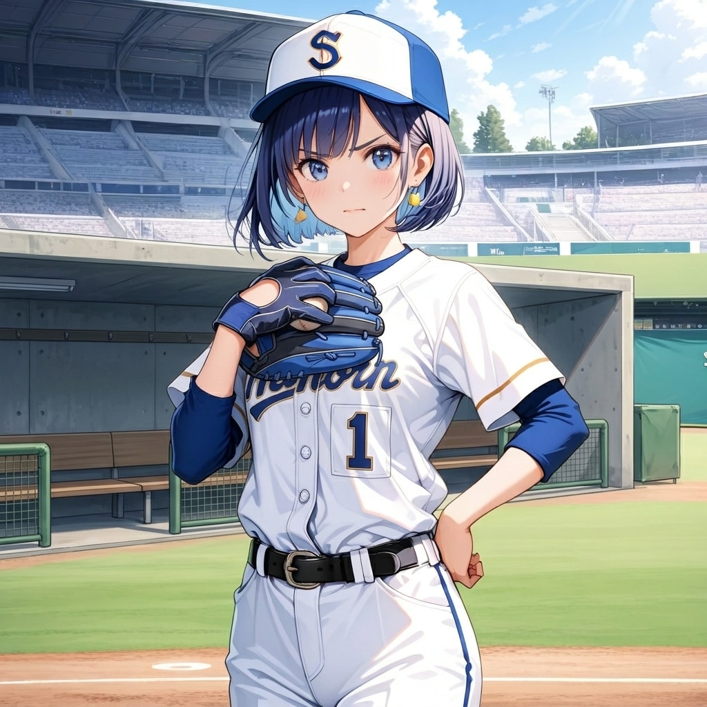 甲子園へ――背番号1の撮影初日 | の人気AIイラスト・グラビア
