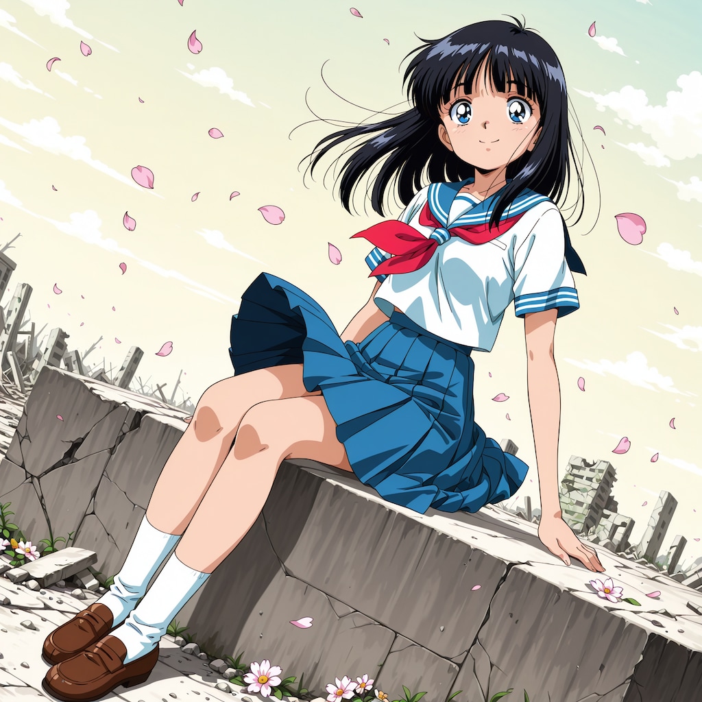 セーラー服の少女