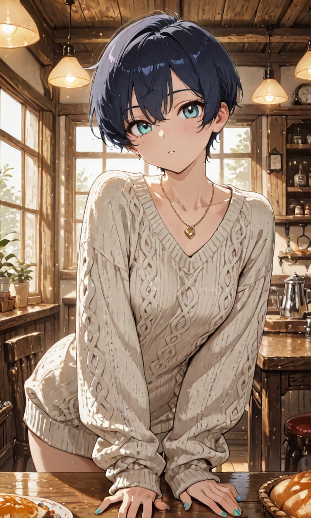 ざっくりセーター