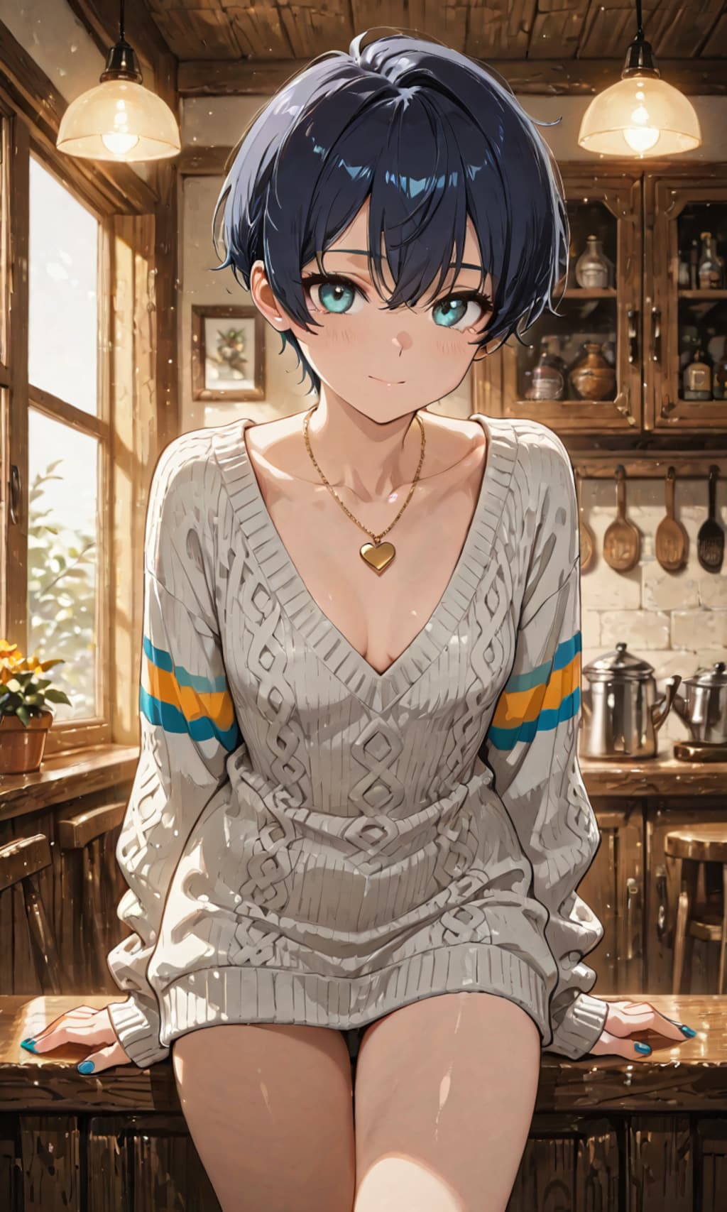 ざっくりセーター