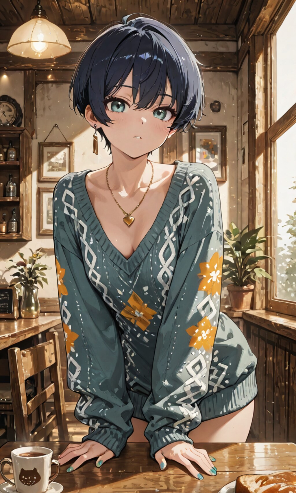 ざっくりセーター