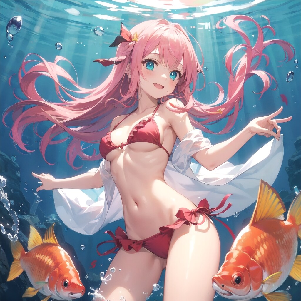 ビキニ水中