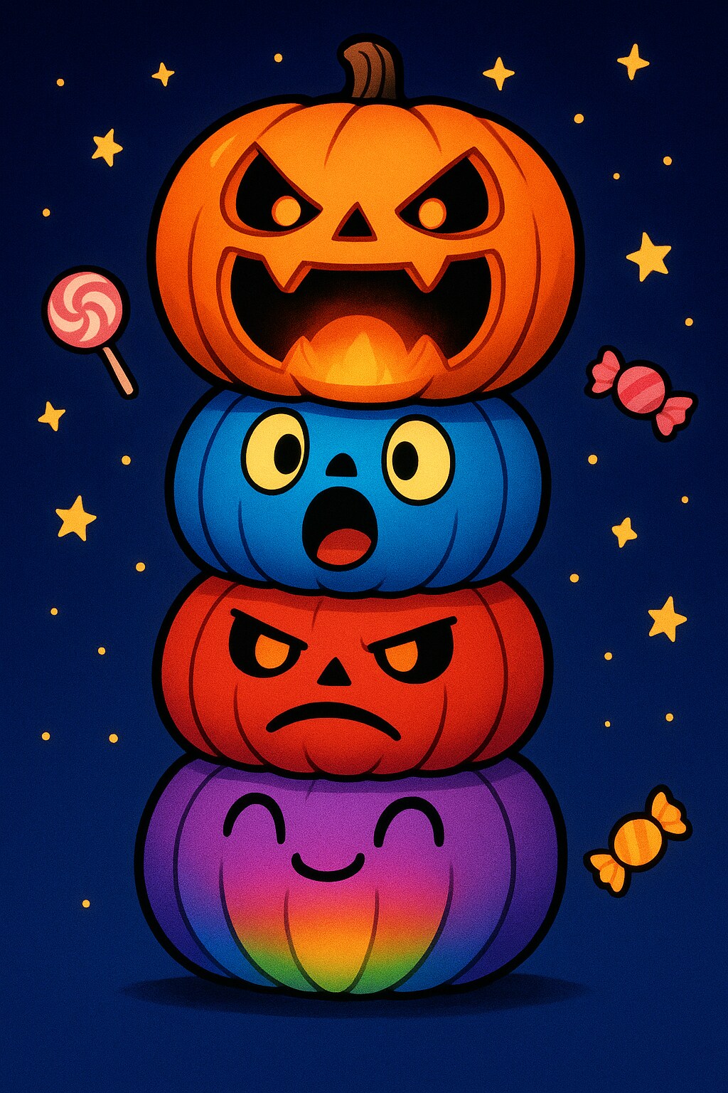 ジャック・オー・ランタン　トーテムポール