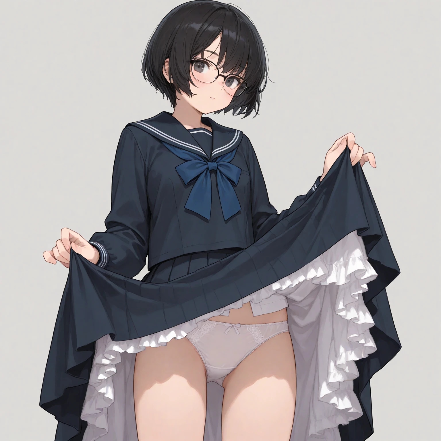 セーラー服とペチコート