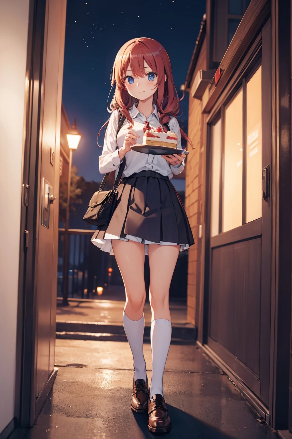 ケーキを作ってみたんだけど、どうかな？　うまく出来ているといいけど・・