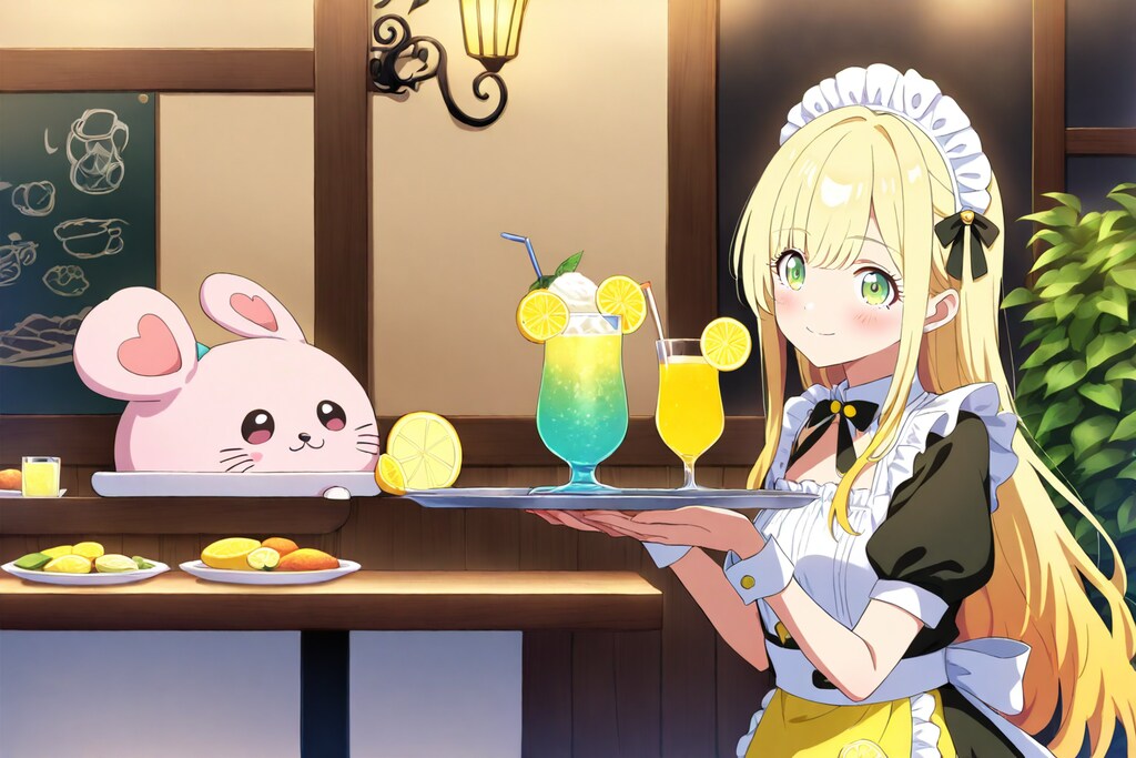 どっかで見たようなうさカフェ…