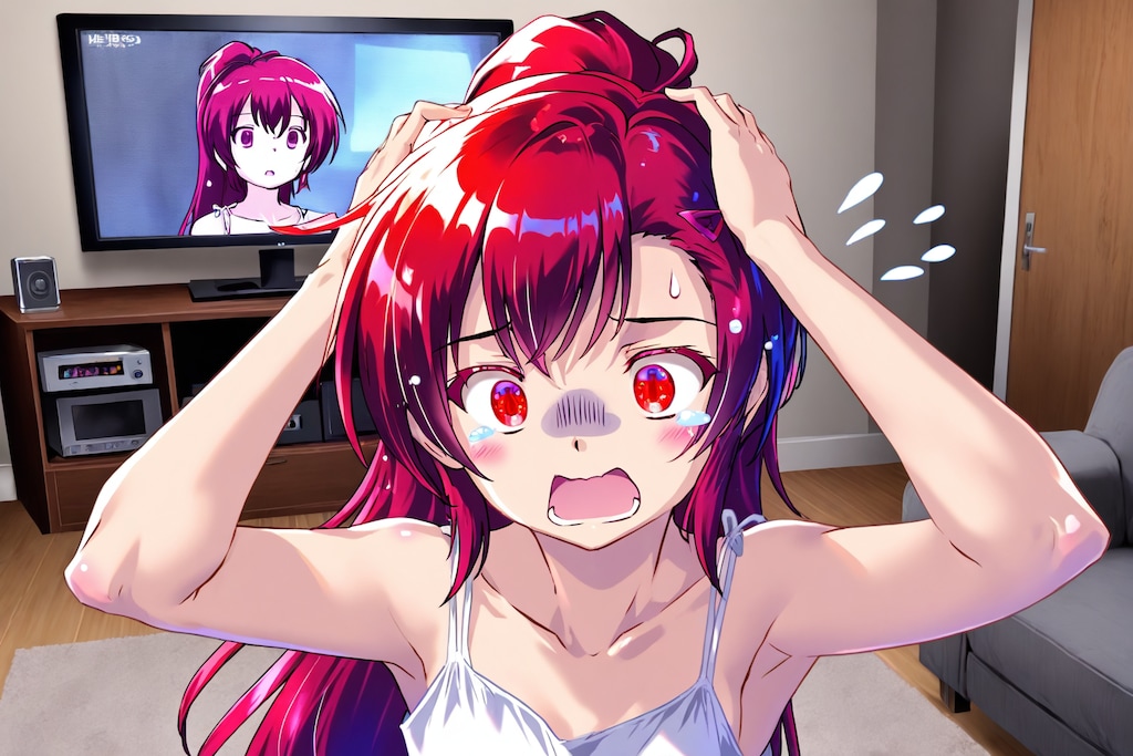 上からアニメ撮っちまったよ