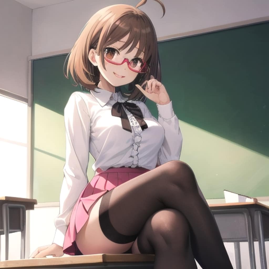 赤い眼鏡