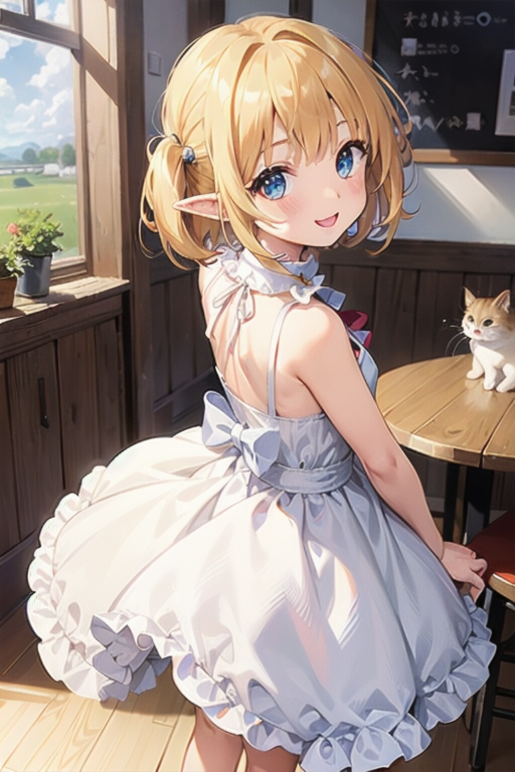 エルフさんとデート。