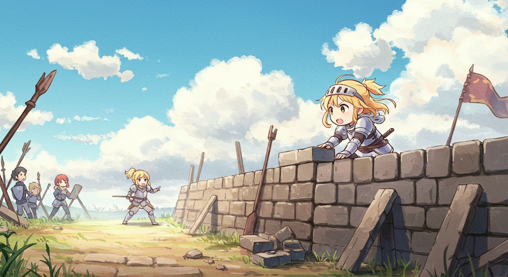 魔王軍を阻止しよう-補修編