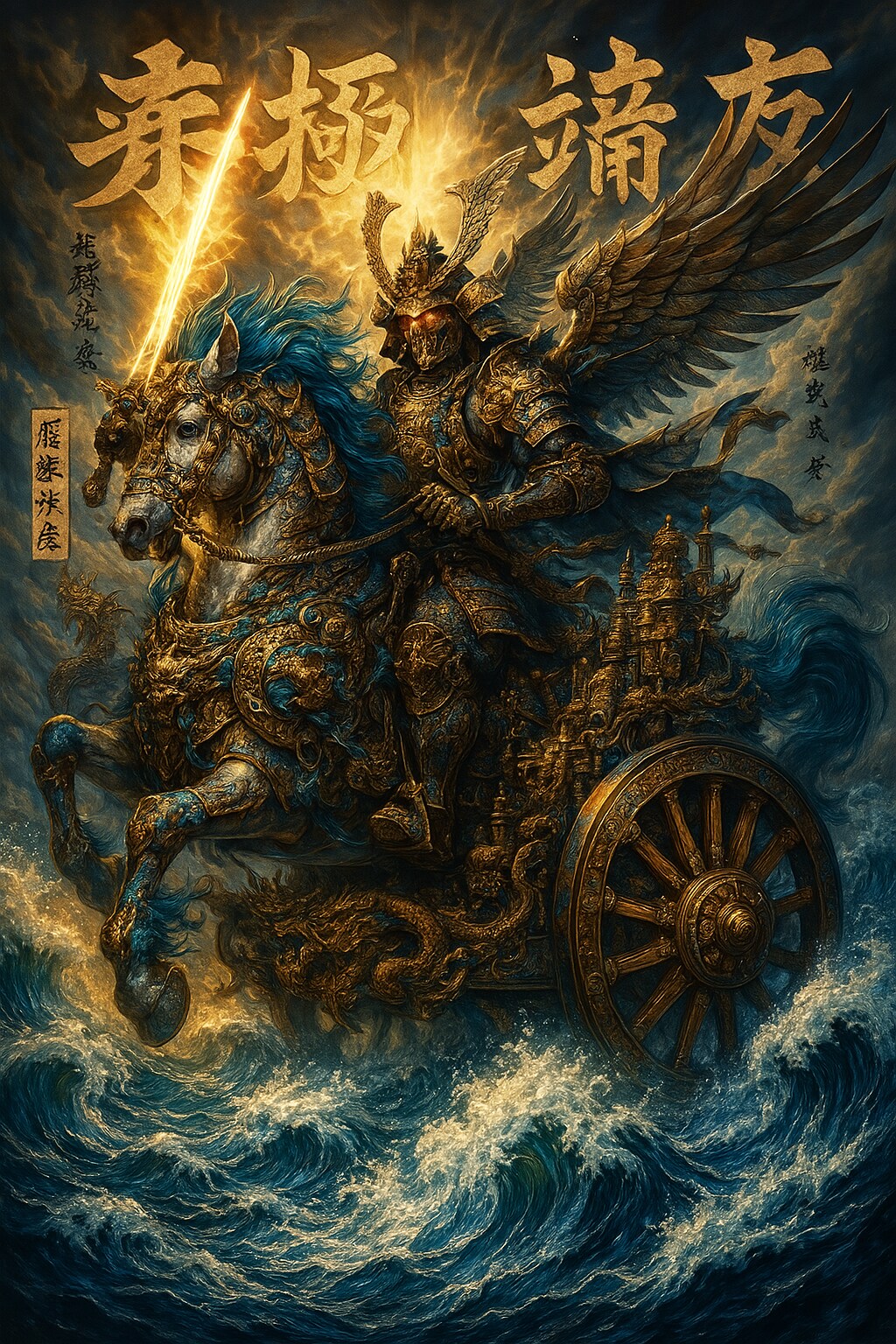 One who conquers the surging waves shall rule the heavens