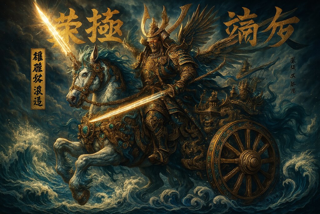 One who conquers the surging waves shall rule the heavens