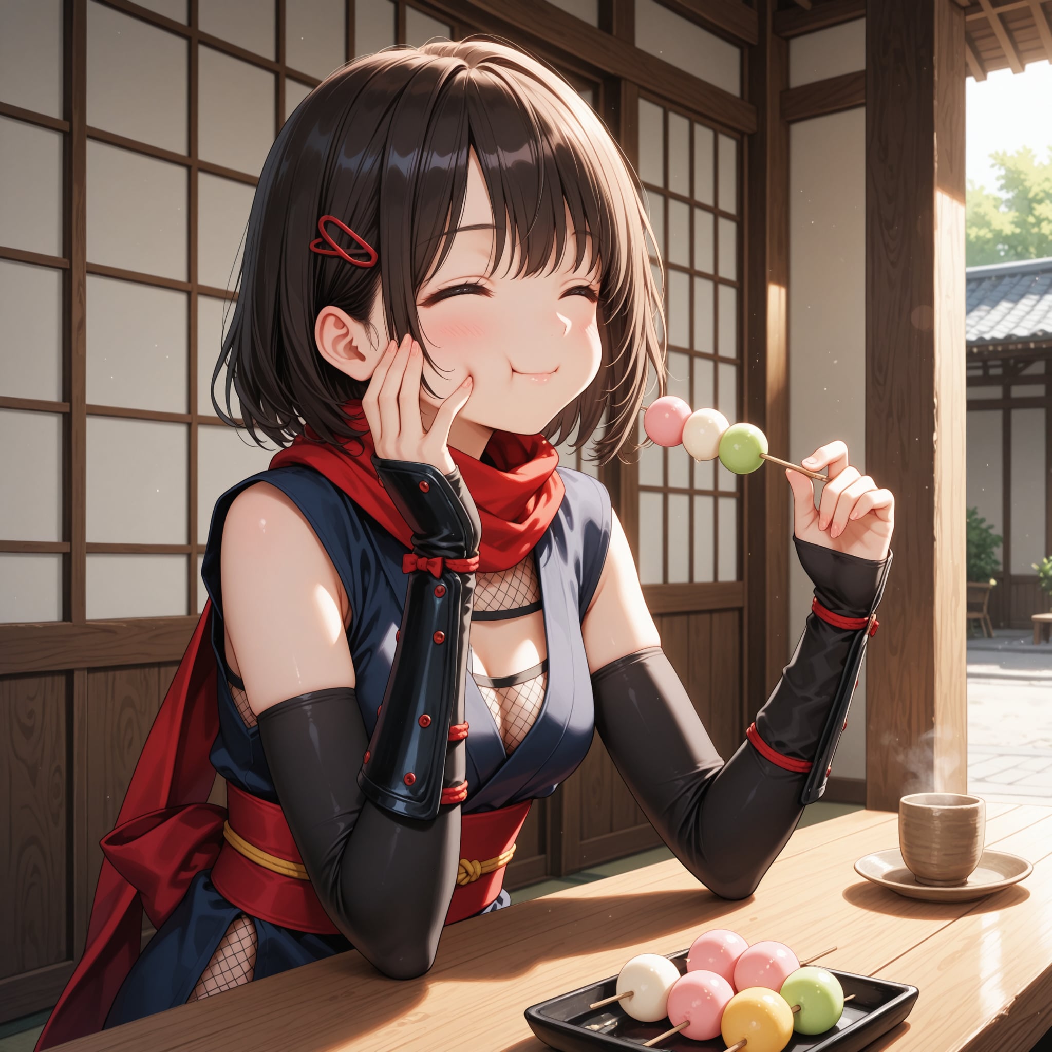 任務後のお団子