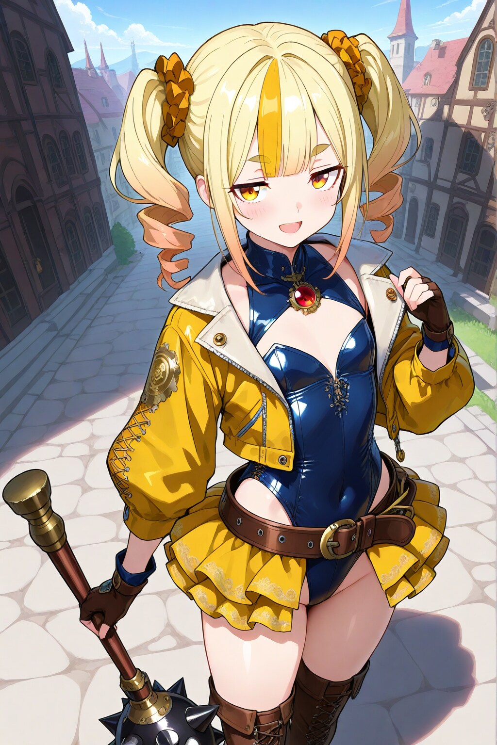 金髪ツインドリルっ子 | の人気AIイラスト・グラビア