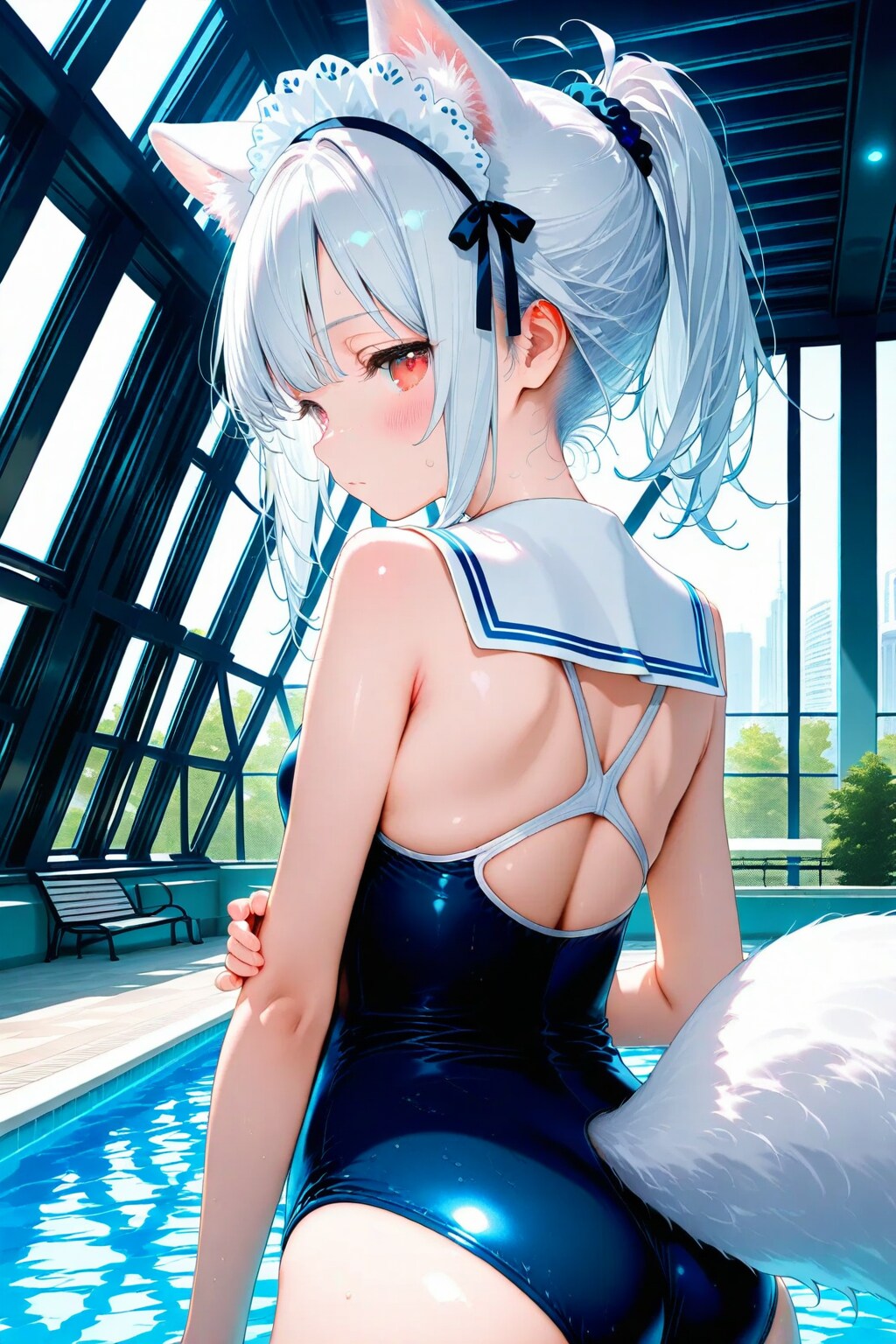 セーラースク水メイド
