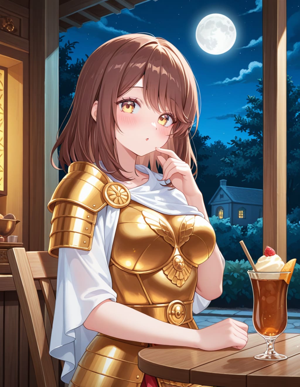 古代ローマ風衣装の心実