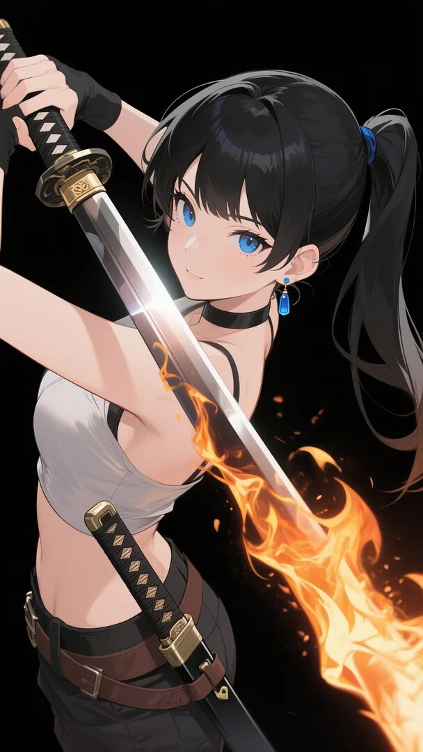 フレイムブレード | の人気AIイラスト・グラビア