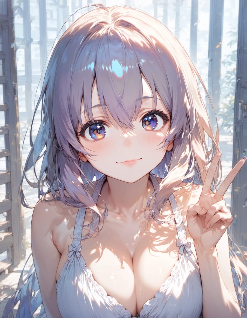 Violet Gleam and the V-Sign of Summer