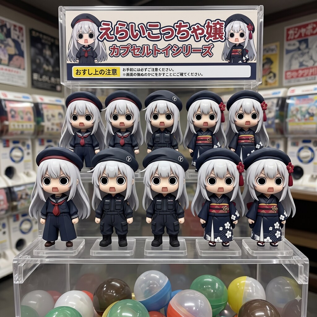 カプセルトイシリーズえらいこっちゃ嬢