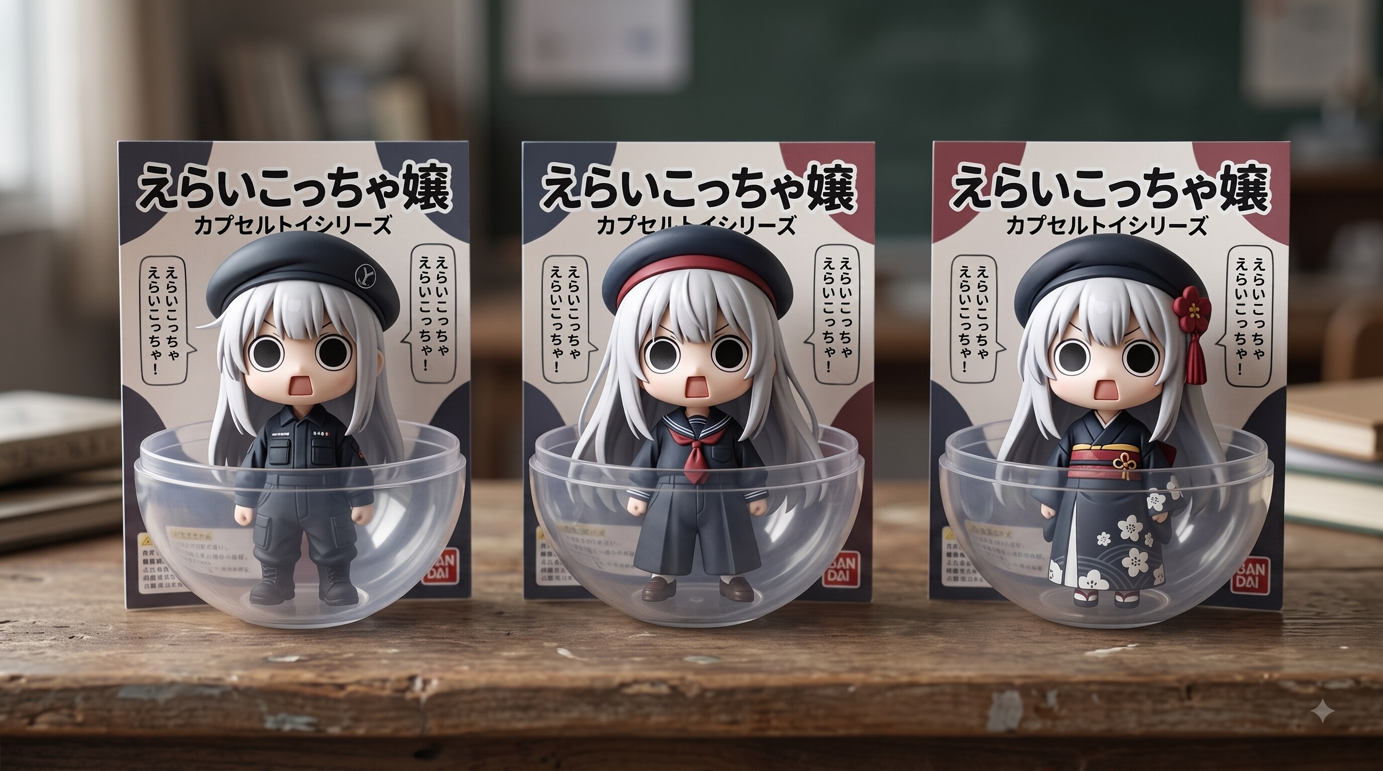 カプセルトイシリーズえらいこっちゃ嬢 | の人気AIイラスト・グラビア
