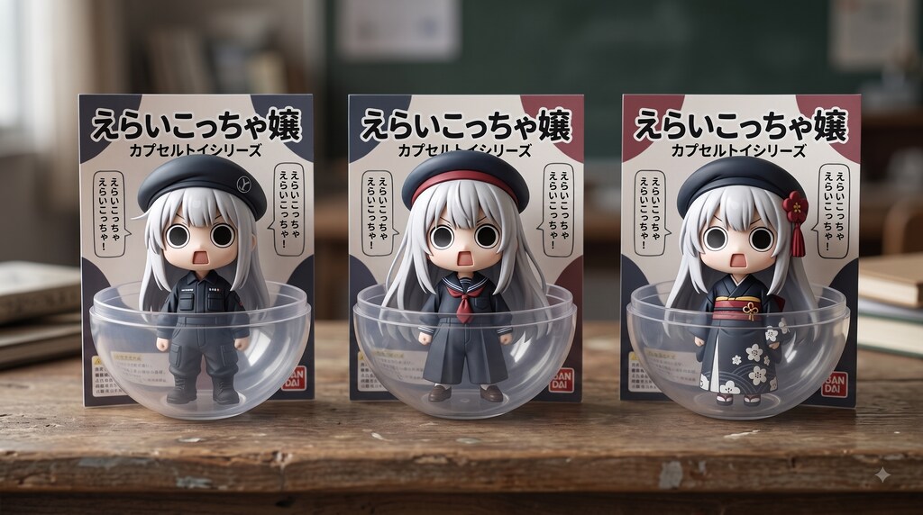 カプセルトイシリーズえらいこっちゃ嬢