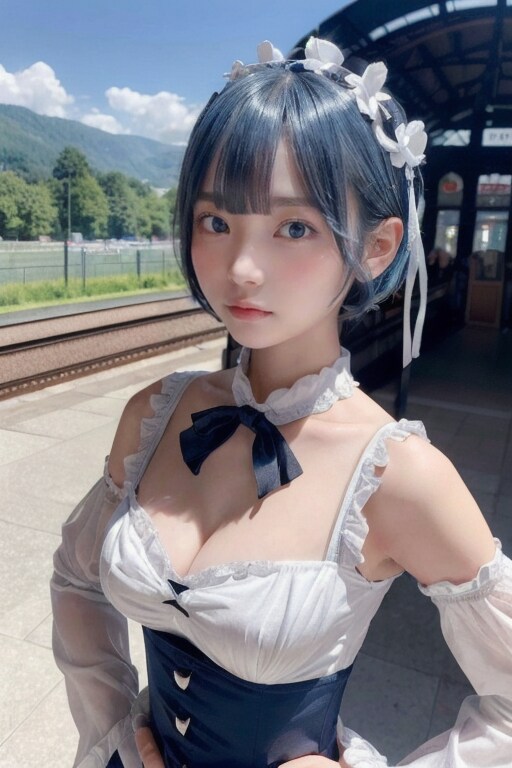 全然電車来ないね