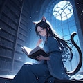 黒髪メガネ ネコ獣人化 2枚目