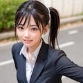 リクルートスーツのOLさん１ 4枚目