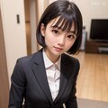 リクルートスーツのOLさん１ 2枚目