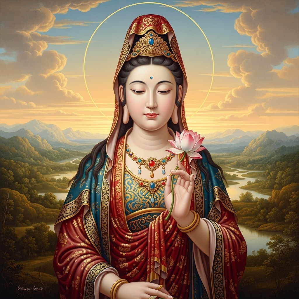 観自在菩薩(隠れキリシタン風(笑))