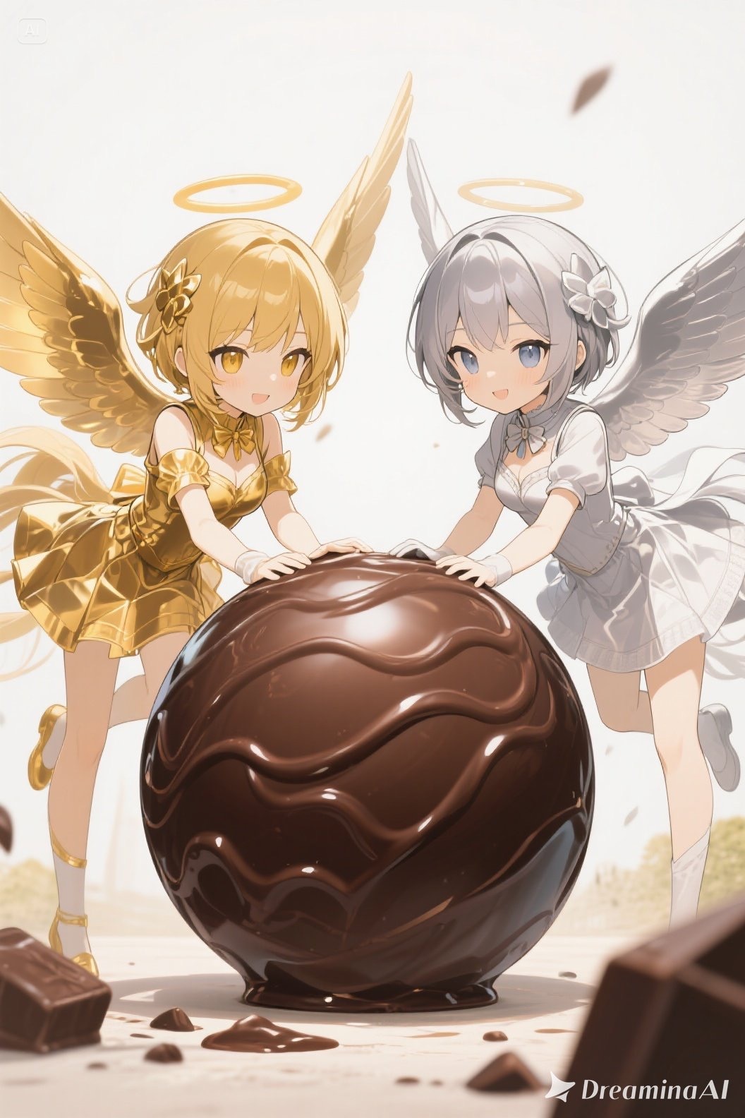 金と銀のエンゼル617 | の人気AIイラスト・グラビア