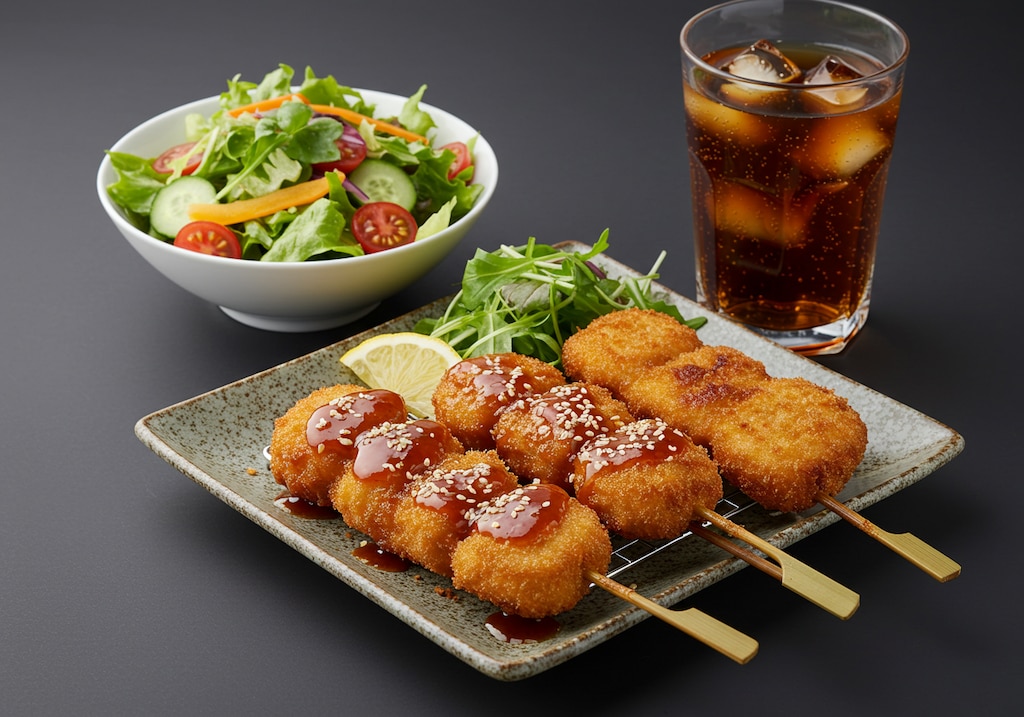 摩訶不思議食堂の串カツ食べ放題