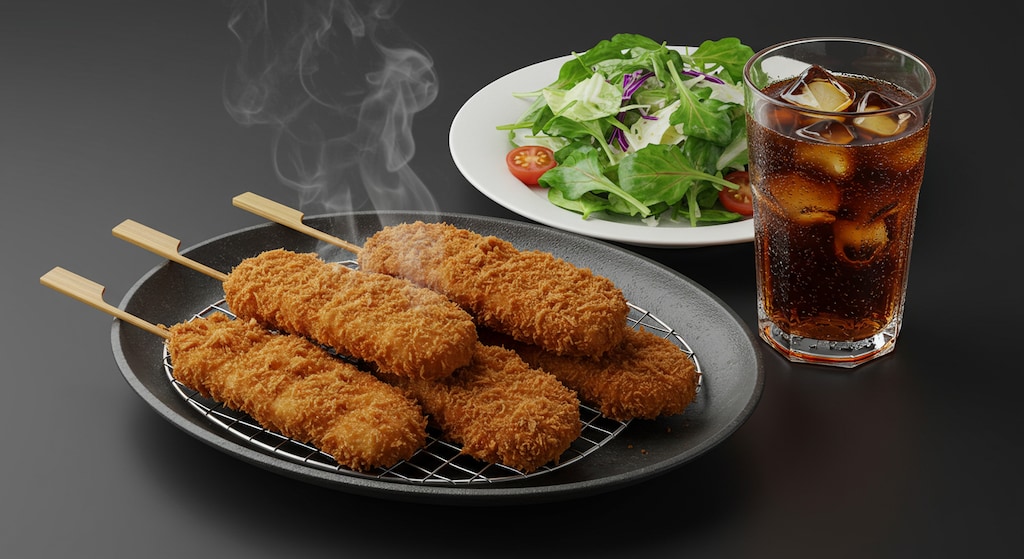 摩訶不思議食堂の串カツ食べ放題