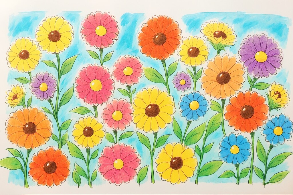 お絵描きの時間だ