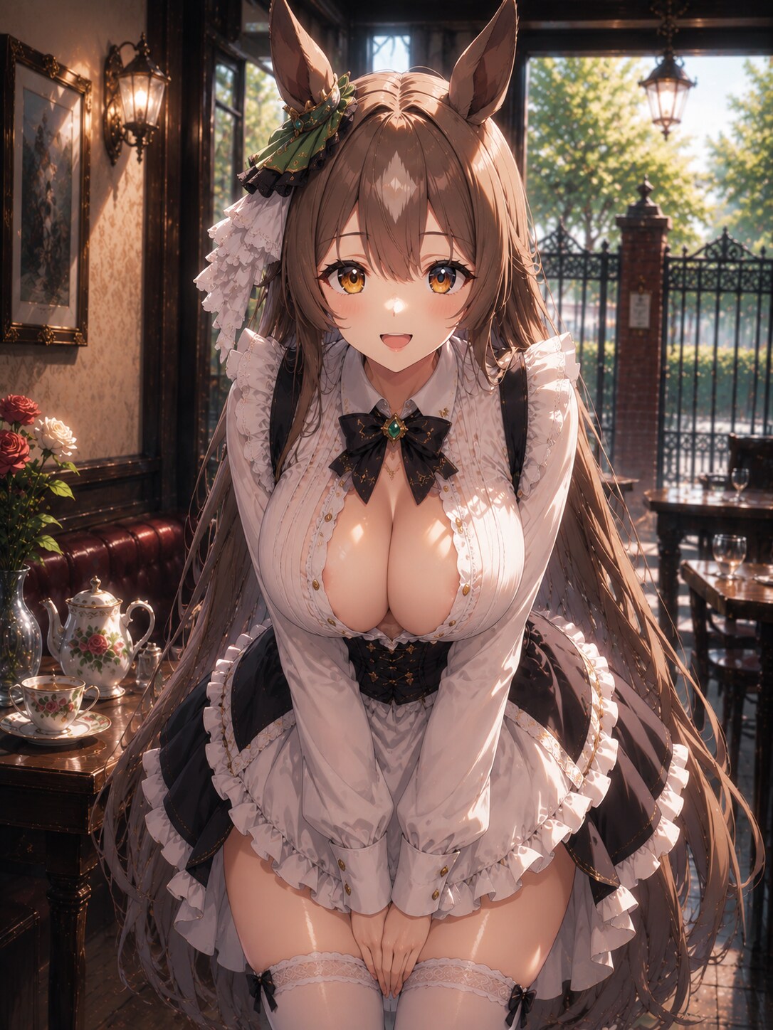 サトノダイヤモンドイメージのメイド服アレンジ
