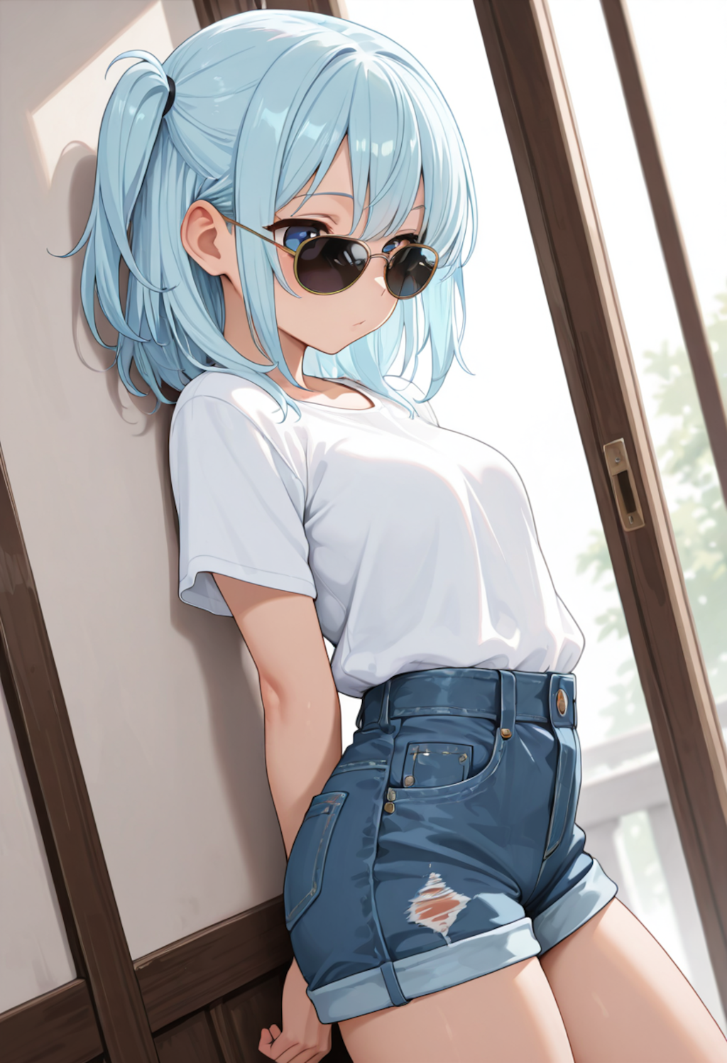 隠しきれない美少女