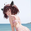 水浴びきりたん 3枚目